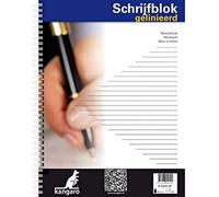 Kangaro Cahier À Spirale, A4, Ligné, 200 Pages