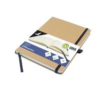 Kangaro Cahier A5 ligné en papier kraft HC 96 feuilles 80 g