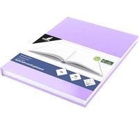 Kangaro Cahier d'école A5 à couverture rigide violet pastel, 80 feuilles, 80 g