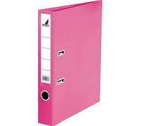 Kangaro Classeur en plastique polypropylène - Dos de 5 cm - Format A4 - Couleur : rose (classeur à anneaux, classeur à levier, porte-lettres)