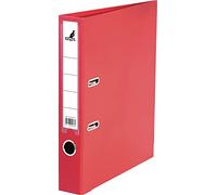 Kangaro Classeur en plastique polypropylène - Dos de 5 cm - Format A4 - Couleur : rouge (classeur à anneaux, classeur à levier, porte-lettres)
