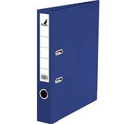 Kangaro Classeur en polypropylène de 5 cm de largeur - Format A4 - Bleu foncé - Classeur à anneaux - Classeur à levier