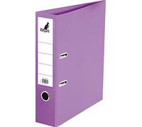 Kangaro Classeur en polypropylène - Dos de 7,5 cm - Format A4 - Couleur : violet - Classeur à anneaux - Classeur à levier