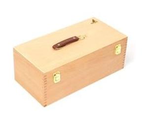 Kangaro - Étui rigide pour outils de peinture - bois de hêtre Bois