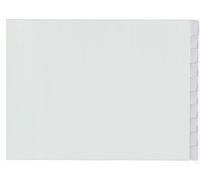 Kangaro G3D10FB Plastique Blanc 10pièces intercalaire - intercalaires (Blanc, Plastique, A3, 10 pièces