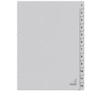 Kangaro Intercalaire Carton Eco, Chiffres 1-12, 12 Pièces