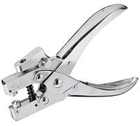 Kangaro K-7200189 EP Max Pince à poinçonner en métal pour 20 feuilles 1 trou Argenté