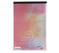 Kangaro Lot de 100 bloc-notes quadrillé 5 mm 60 g