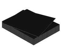 Carton plume, 500 x 700 mm, épaisseur: 3 mm, noir