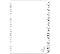 Kangaro Lot de 20 intercalaires Blanc Format A4 190 g