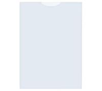 Kangaro Lot de 25 pochettes en U A6-120 microns - Transparent - Grainé - 15,9 x 11,7 x 0,9