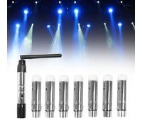 kangten DMX512 set 1 émetteur ISM 2.4G sans fil et 7 récepteurs pour scène, effets lumineux DMX