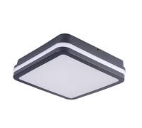 Kanlux 33380 Beno Plafonnier LED, Applique LED, Plafonnier LED extérieur, Applique LED extérieure LED LED intégrée 18 W gris