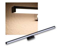 Kanlux Applique miroir LED ASTEN 90cm, applique murale en noir, blanc neutre, 230V/15W, IP44