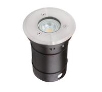Kanlux Support de spot sol GU10 encastrable rond 2 presses étoupe