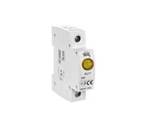 Kanlux Lampe avec voyant à LED, détecteur de réseau, carré jaune, barre Din LED Kli-r