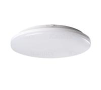 Plafonnier LED rond STIVI blanc 36 W, blanc neutre, 4 680 lm, plastique, dimensions : 5,4 x 33 x 33 cm, IP65, Kanlux