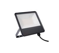 Kanlux Projecteur LED AC220-240 50W 6000lm (400W) 100° Étanche IP65 Noir 180mmx241mm - Blanc Naturel 4000K