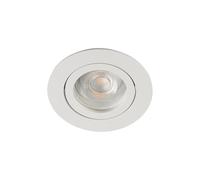 Kanlux Spot DALLA - Encastrable GX5,3/GU10-10W MAX - Aluminium - Ø82mm - IP20