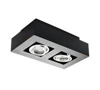 Kanlux Spot double GU10 - Noir