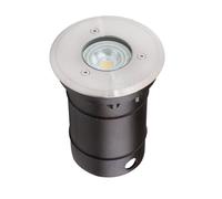 Kanlux Support de spot sol GU10 encastrable rond 2 presses étoupe