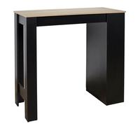 KANPE - Table de Bar Mange-Debout avec Etagères