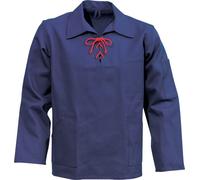 Kansas Chemise à enfiler en coton 7388 KC bleu marine XL