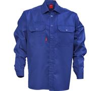 Kansas Chemise à manches longues 7385 B60 Royalblau 4XL