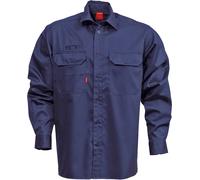 Kansas Chemise en coton à manches longues 7386 BKS bleu marine L
