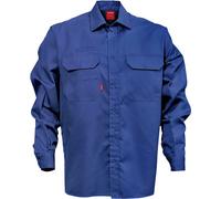 Kansas Chemise en coton à manches longues 7386 BKS Royalblau XL