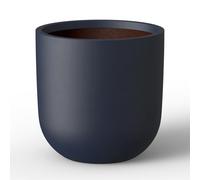 Kante Jardinière Ronde en béton, Anthracite, 41,9 cm de diamètre x 41,9 cm de Hauteur