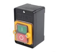 KAO5H Interrupteur à bouton-poussoir marche/arrêt étanche 220 V 380 V 10 A Convient pour machines industrielles et électronique de bricolage
