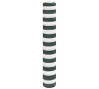 Kaorsrow Brise-vue vert et blanc - 1,5 x 10 m - En polyéthylène haute densité - 195 g/m² - Brise-vue perméable au vent - Pour balcon, clôture, jardin et terrasse