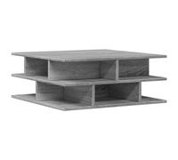 Kaorsrow Table basse gris Sonoma 70 x 70 x 29 cm en bois | Table de canapé moderne pour le salon avec espace de rangement supplémentaire pour magazines, télécommandes et décoration.