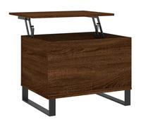 Kaorsrow Table basse réglable en hauteur 60 x 44,5 cm Aspect chêne Marron | Cette table basse avec fonction Lift Top offre un espace de rangement flexible et est idéale pour le salon et le bureau.