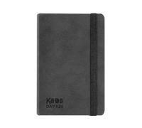 Kaos Agenda 2026 officiel Kaos, Agenda journalier 12 mois Midi, planificateur journalier avec 384 pages, couverture terrifiante et regard intérieur noir, format 9 x 14 cm, noir