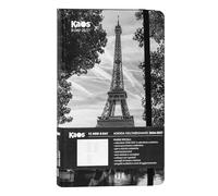 Kaos Agenda 2027 pour enseignants, agenda 12 mois bi-day, couverture anti-rayures, élastique, marque-page, format 13 x 21 cm