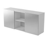 KAPA 1780 | Sideboard | avec portes coulissantes - Gris/Argent Buffet