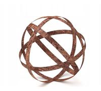 Kapaga - Boules rouillées pour l'extérieur - Décoration Vintage - Motif sphérique - 30 cm