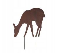 Kapaga - Figurine de jardin en rouille - Métal - Patiné - Cerf - Hauteur 77 | Figurine d'animal, figurine décorative - Décoration de jardin - Décoration de jardin