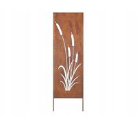 Kapaga - Paravent Métal - 160 cm x 50 cm - Corten - Effet Rouillé Paravent pour Jardin - Élément de Paravent - Mur de Protection - Décoration de Jardin - Clôture - Rouille (Calme)