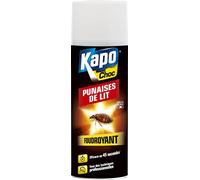 Kapo Aérosol Foudroyant Punaises de Lit 400mL - Lot de 2