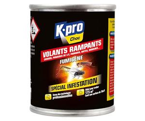 Kapo Fumigène Spécial Infestation Tous Insectes - 60 gr - Idéal pour Eliminer Tous les Insectes - Effet Radical et Longue Durée - pour 130m3