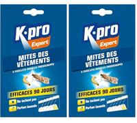 KAPO Papier Accordéon Ant-Mites - Elimine les Mites et Leurs Larves et Évite Leur Réapparition - Efficace 6 Mois - Inodore - Ne tâche Pas - Pratique pour Protéger, Voir Photo (Lot de 2)