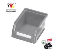 Kappes Boîtes de rangement ouvertes L160xl105xH75mm PE gris Quantité:1