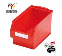 Kappes Boîtes de rangement ouvertes L350xl200xH200mm PE rouge Quantité:1