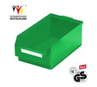 Kappes Boîtes de rangement ouvertes L500xl300xH200mm PE vert Quantité:1