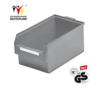 Kappes Boîtes de rangement ouvertes L500xl300xH250mm PE gris Quantité:1