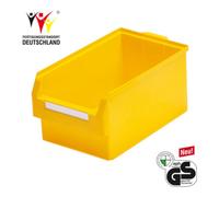 Kappes Boîtes de rangement ouvertes L500xl300xH250mm PE jaune Quantité:1