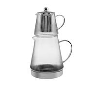 Théière en verre Karaca Keops, bouilloire à thé, théière turque, bouilloire, théière en verre, théière, passoire à thé, infuseur à thé